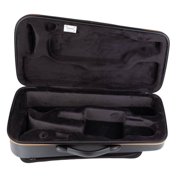 BAM Stage Single Trumpet Case, Black and Orange 4