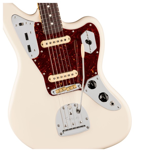 Fender American Professional Jaguar RW, Olympic White - hardware