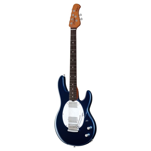 Sterling by Music Man StingRay2 Electric Guitar, Blue Pearl - side view