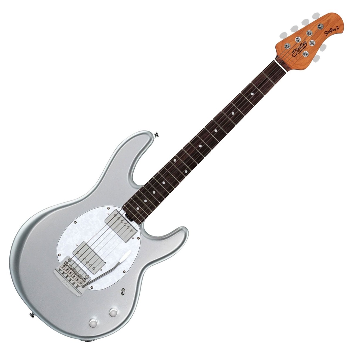 Sterling by Music Man StingRay2 Electric Guitar Silver