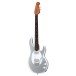 Sterling by Music Man StingRay2 Electric Guitar, Silver - side view