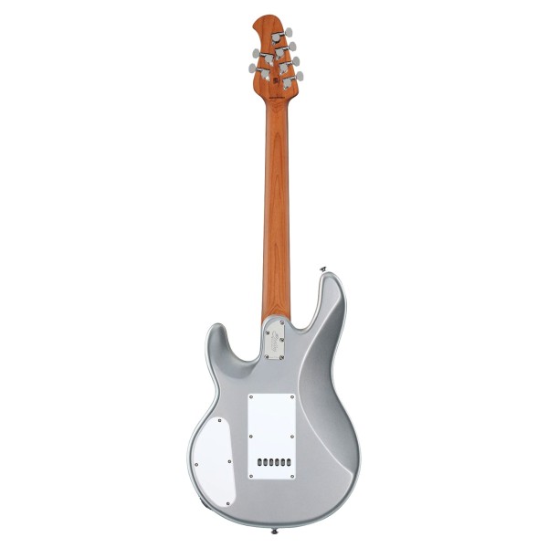 Sterling by Music Man StingRay2 Electric Guitar, Silver - back