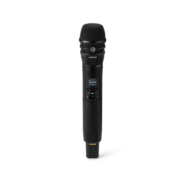 Shure SLXD2+ Handheld Transmitter, KSM8, Front