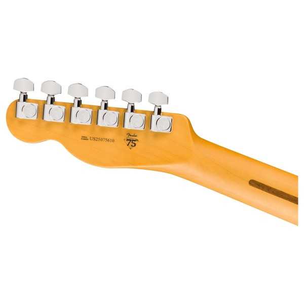 Fender American Professional Telecaster RW, Black - back of headstock