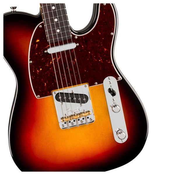 Fender American Professional Telecaster RW, 3-Color Sunburst - hardware
