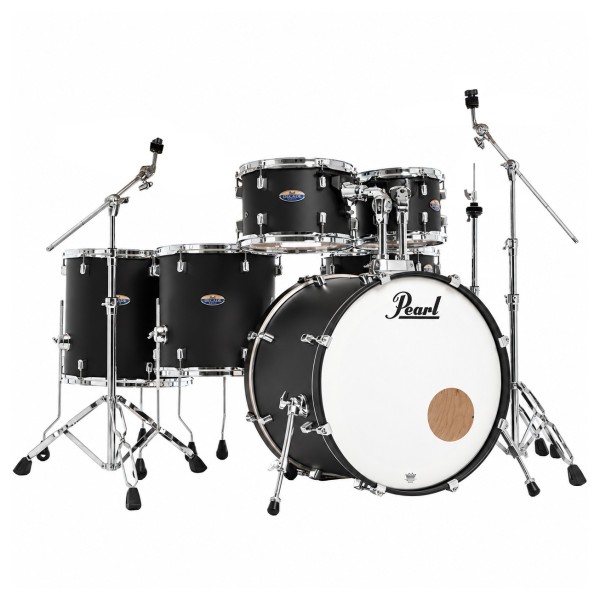 Pearl Decade Maple 22'' 6pc Drum Kit w/Hardware, Satin Slate Black