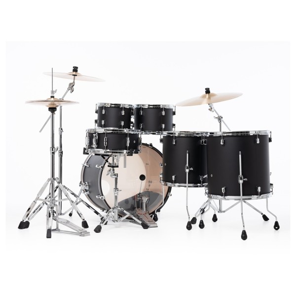Pearl Decade Maple 22'' 6pc Drum Kit w/Hardware, Satin Slate Black