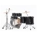 Pearl Decade Maple 22'' 6pc Drum Kit w/Hardware, Satin Slate Black