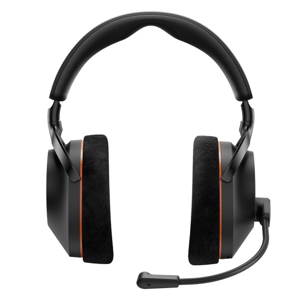 MMX 230 Wireless Gaming Headset, Black - Front