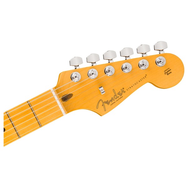 Fender American Professional Stratocaster HSS MN, Olympic White - headstock
