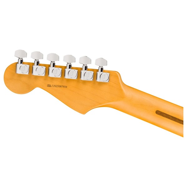 Fender American Professional Stratocaster HSS MN, 3-Color Sunburst - back of headstock