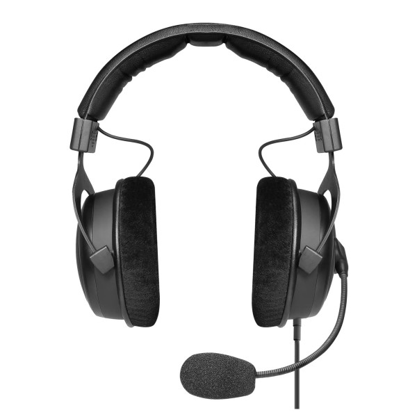 MMX 300 Pro Closed-Back Gaming Headset, Black - Front