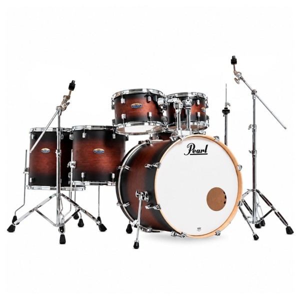 Pearl Decade Maple 22'' 6pc Drum Kit w/Hardware, Satin Brown Burst