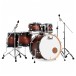 Pearl Decade Maple 22'' 6pc Drum Kit w/Hardware, Satin Brown Burst