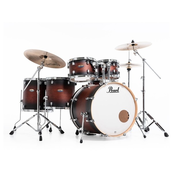 Pearl Decade Maple 22'' 6pc Drum Kit w/Hardware, Satin Brown Burst