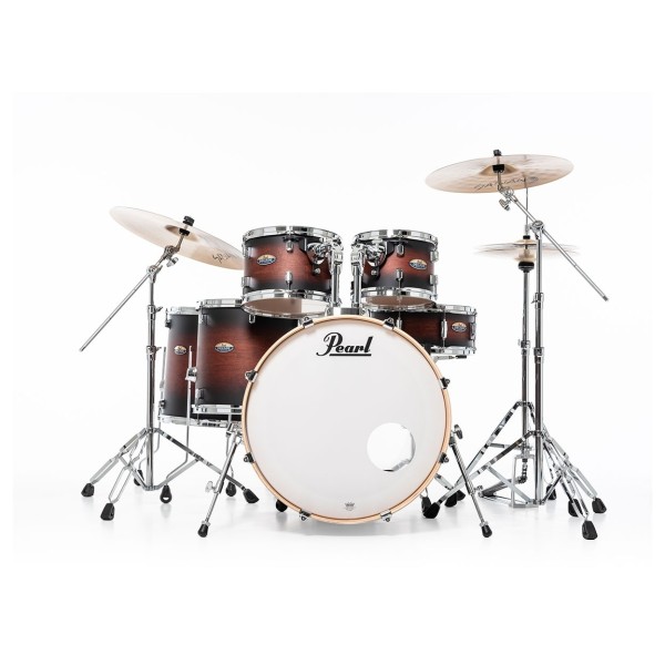 Pearl Decade Maple 22'' 6pc Drum Kit w/Hardware, Satin Brown Burst