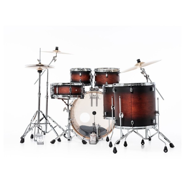 Pearl Decade Maple 22'' 6pc Drum Kit w/Hardware, Satin Brown Burst