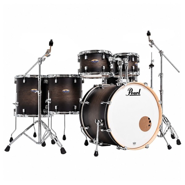 Pearl Decade Maple 22'' 6pc Shell Pack w/HW, Black Burst