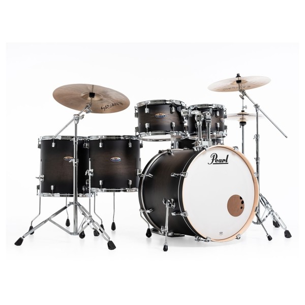 Pearl Decade Maple 22'' 6pc Shell Pack w/HW, Black Burst