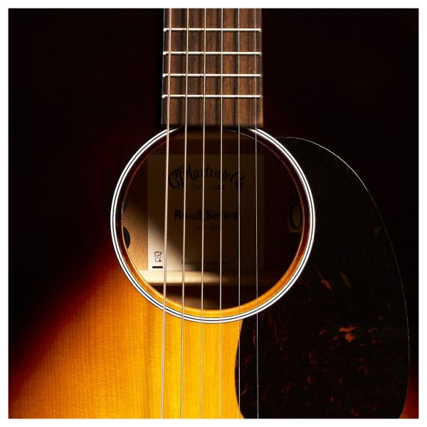 Martin DSS-14E Road Series Dreadnought, Burst - soundhole