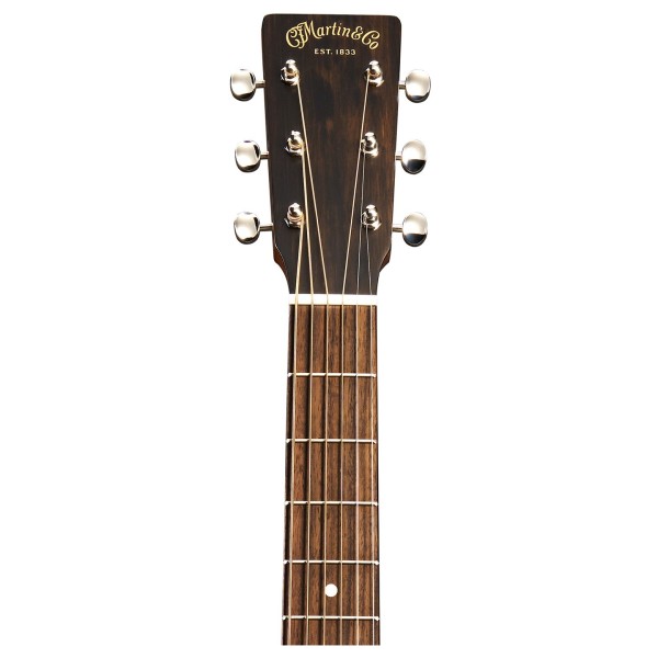 Martin DSS-14E Road Series Dreadnought, Burst - headstock