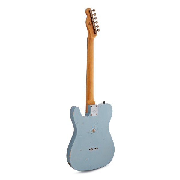Fender Custom Shop Limited Edition '63 Telecaster Relic, Blue Ice Metallic - back