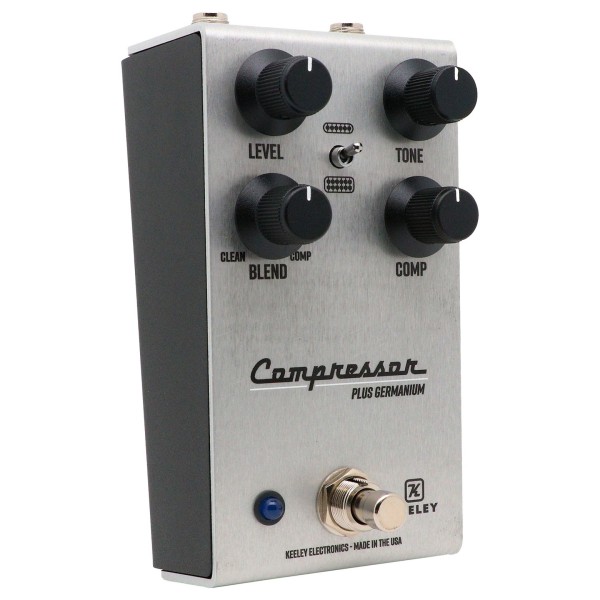 Keeley Electronics Germanium Compressor and Boost Pedal - angled shot