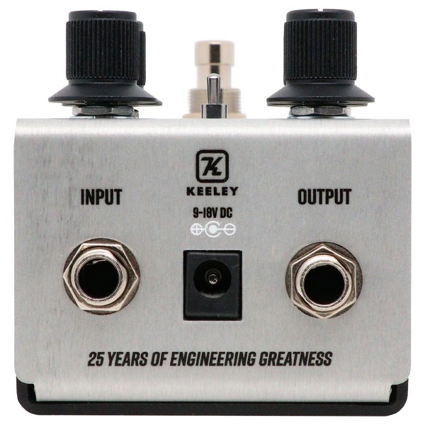 Keeley Electronics Germanium Compressor and Boost Pedal - I/O section