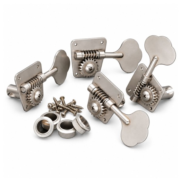 Gotoh FB30-L4 Bass Tuners, Aged Nickel