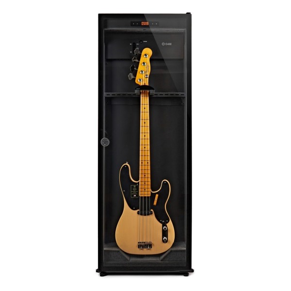 G4M ClimateLock Display Cabinet for Bass Guitars