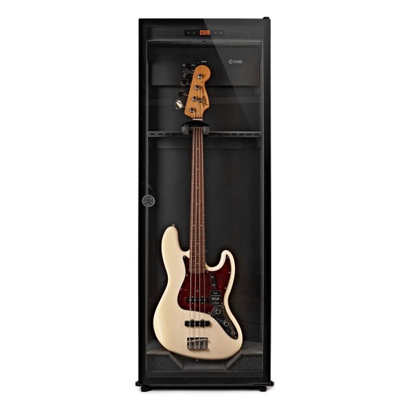 G4M ClimateLock Display Cabinet for Bass Guitars