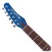 Danelectro Baritone, Blue Metalfake - Headstock