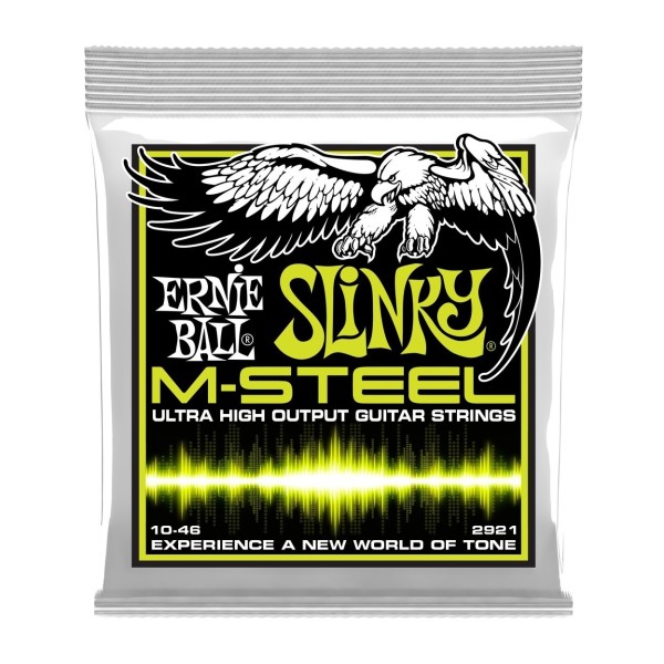 Ernie Ball 2921 M-Steel Regular Slinky, 10-46