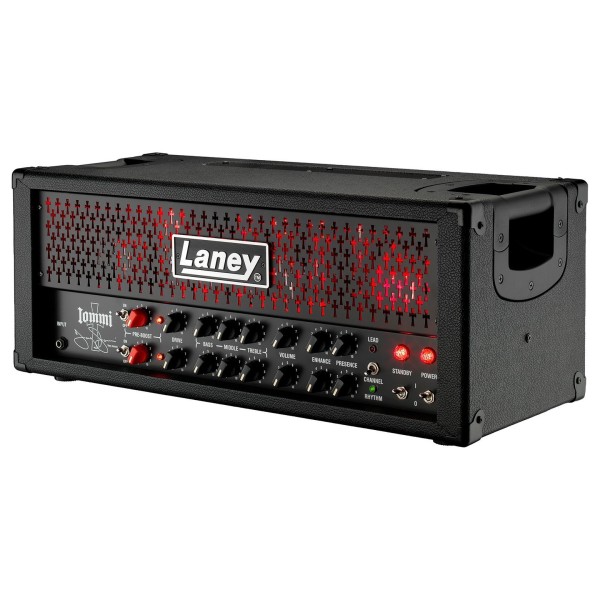 Laney TI100 Tony Iommi Signature 100W Valve Amp Head - right