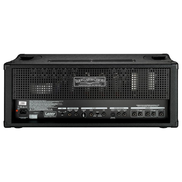 Laney TI100 Tony Iommi Signature 100W Valve Amp Head - back