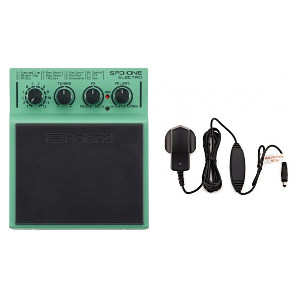 Roland SPD:ONE ELECTRO Trigger Pad with Power Supply