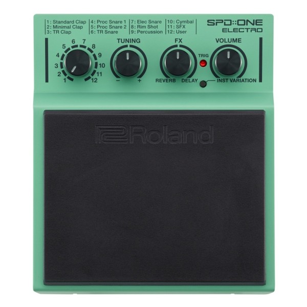 Roland SPD:ONE ELECTRO Trigger Pad with Power Supply