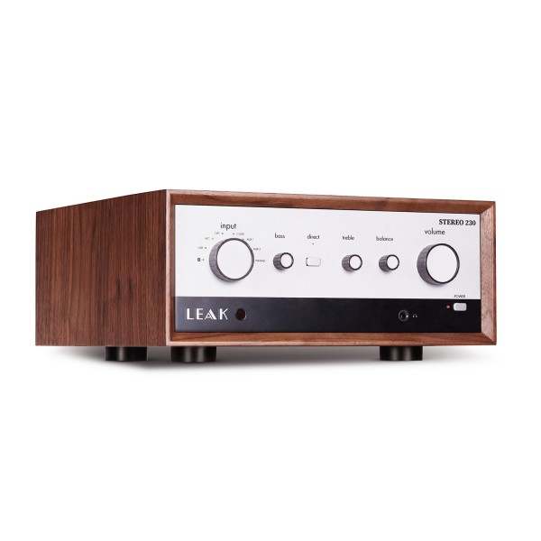 LEAK Stereo 230 Integrated Amplifier with DAC, Walnut - right 