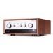 LEAK Stereo 230 Integrated Amplifier with DAC, Walnut - left 