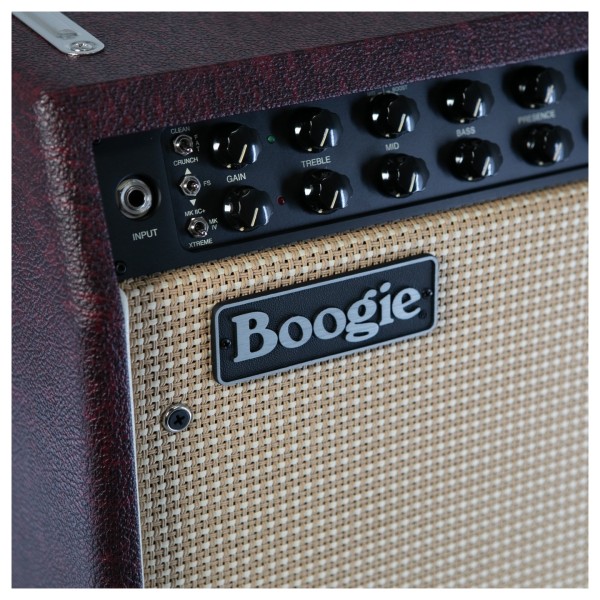 Mesa Boogie Mark Five 35 Combo Amp, Vintage Bordeaux Bronco, EU - Boogie badge