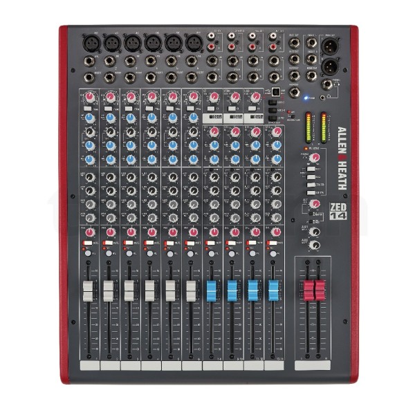Allen & Heath ZED-14 USB Compact Stereo Mixer, Top