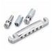 Gotoh GE101Z Zinc Die-cast Stoptail Tailpiece Bridge, Chrome