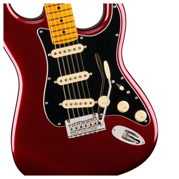Fender American Professional Stratocaster MN, Oxblood - hardware