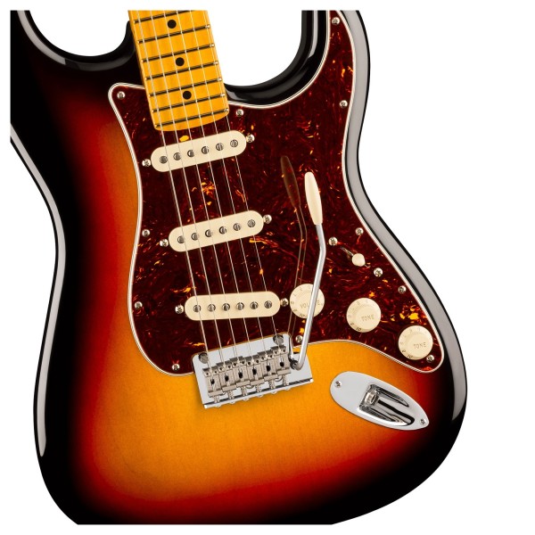 Fender American Professional Stratocaster MN, 3-Color Sunburst - hardware