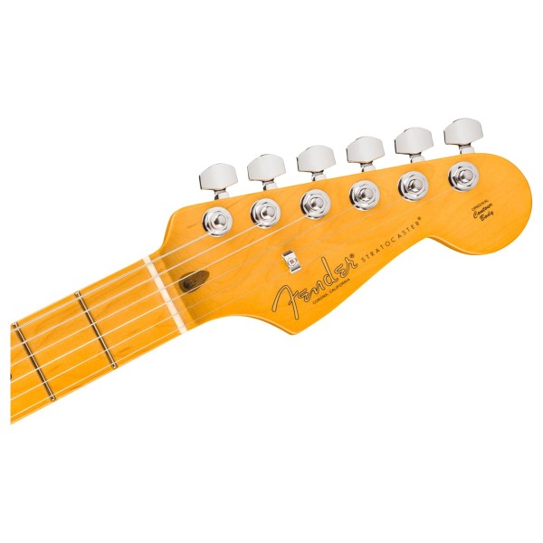 Fender American Professional Stratocaster MN, Aged Cherry Burst - headstock