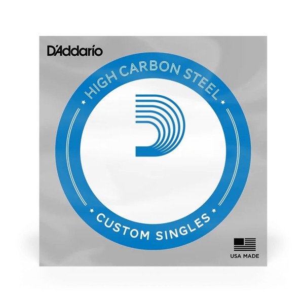 D'Addario Single Plain Steel 015