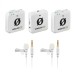 Rode Wireless ME Dual Compact Wireless System, with Rode Lavalier GO, White - Bundle