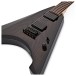Harlem V Electric Guitar by Gear4music, Black close