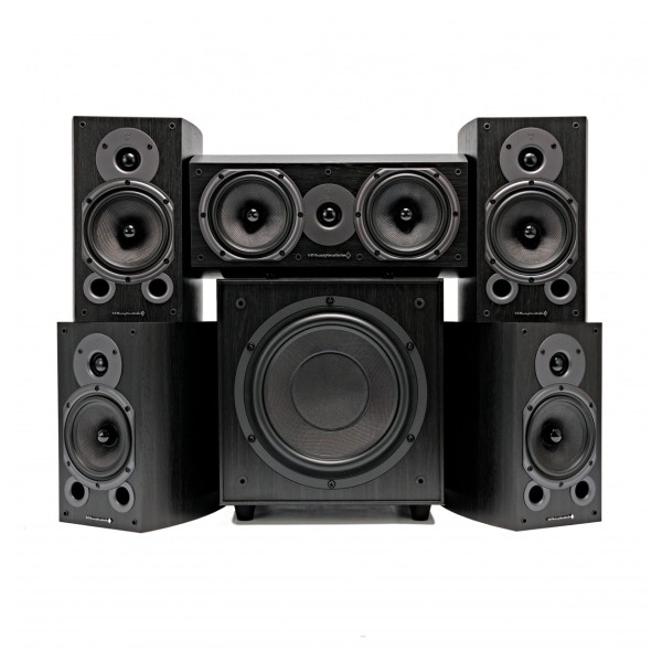 Wharfedale Diamond 9.1 5.1 Home Cinema Speaker Package, Black - main 