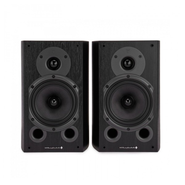 Wharfedale Diamond 9.1 5.1 Home Cinema Speaker Package, Black bookshelf 2